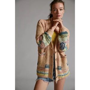 ANTHROPOLOGIE PILCRO The Good Omen Cardigan